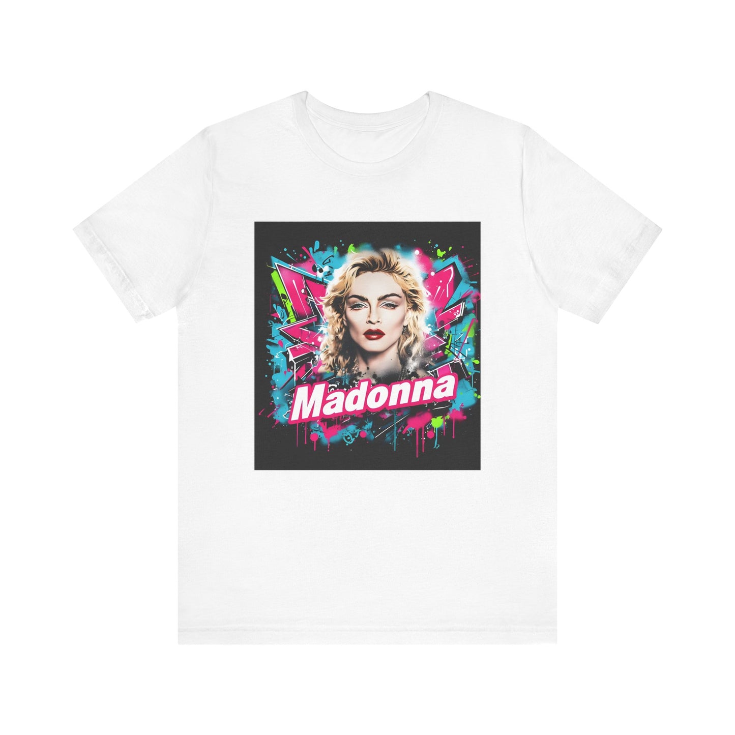 Madonna Music Graffiti Unisex Tee 1