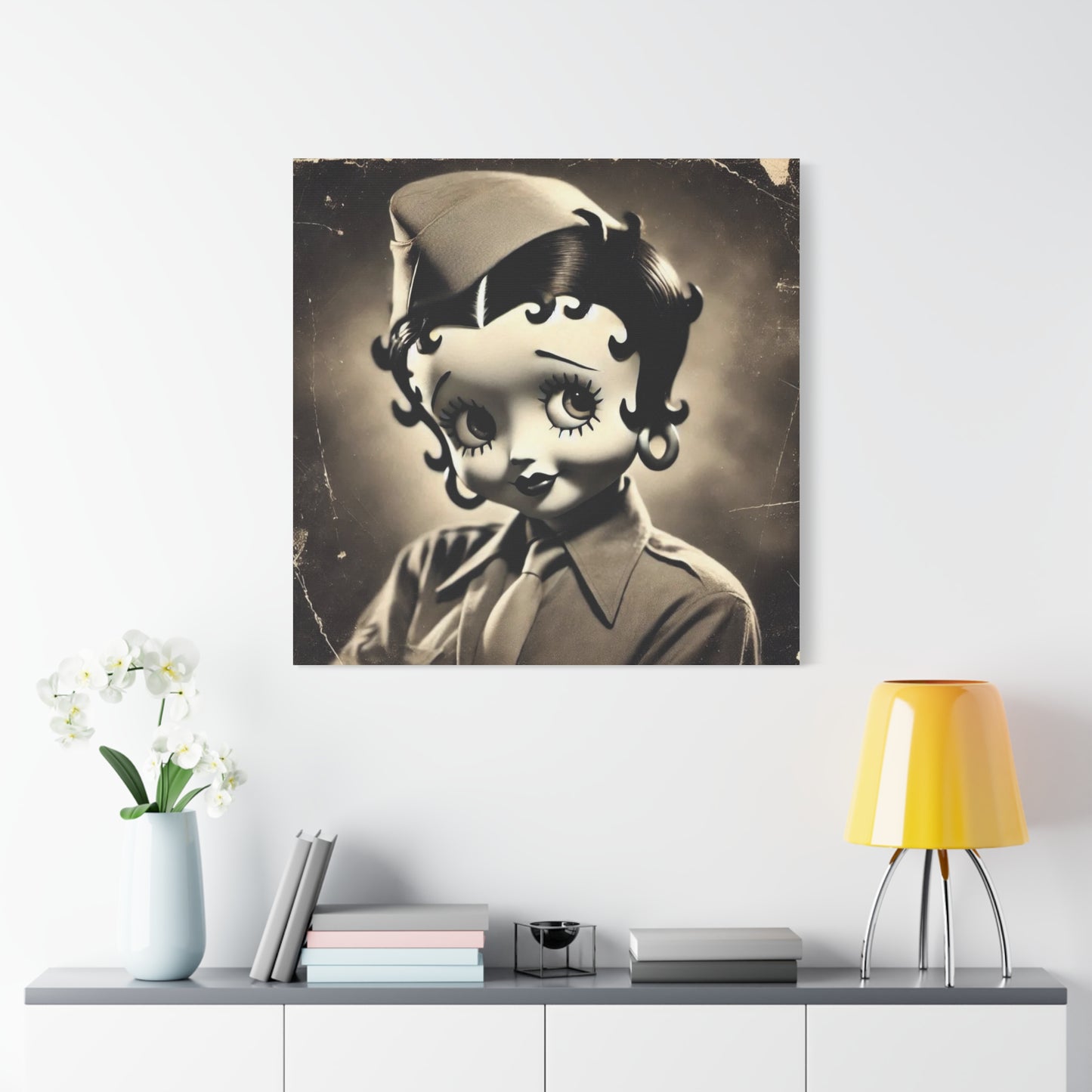 Betty Boop WW2 Antique Art