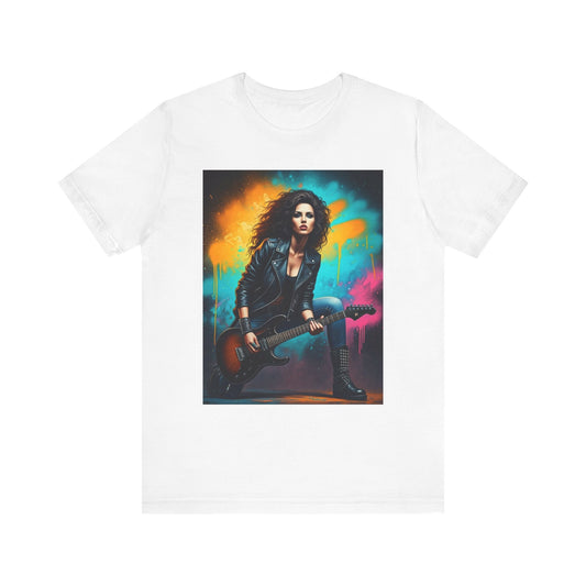 Woman Rock Star Abstract T-Shirt