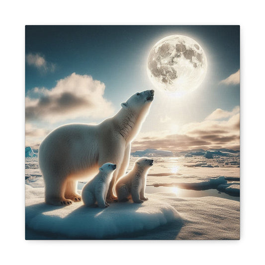 Canvas Print - Polar Bears Wall Art