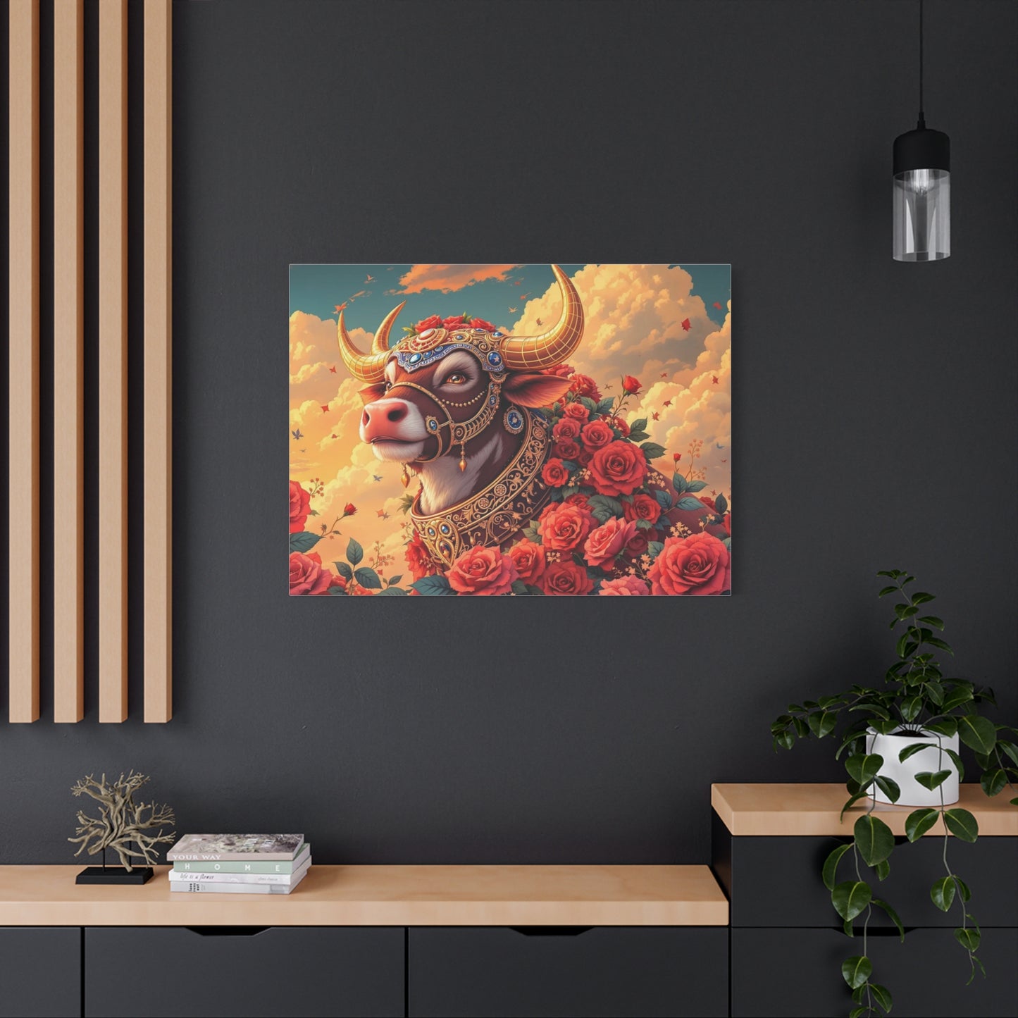 Canvas Print - Ruby the Magnificent Cow Picture