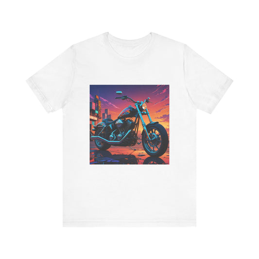 Chopper Abstract Background Tee