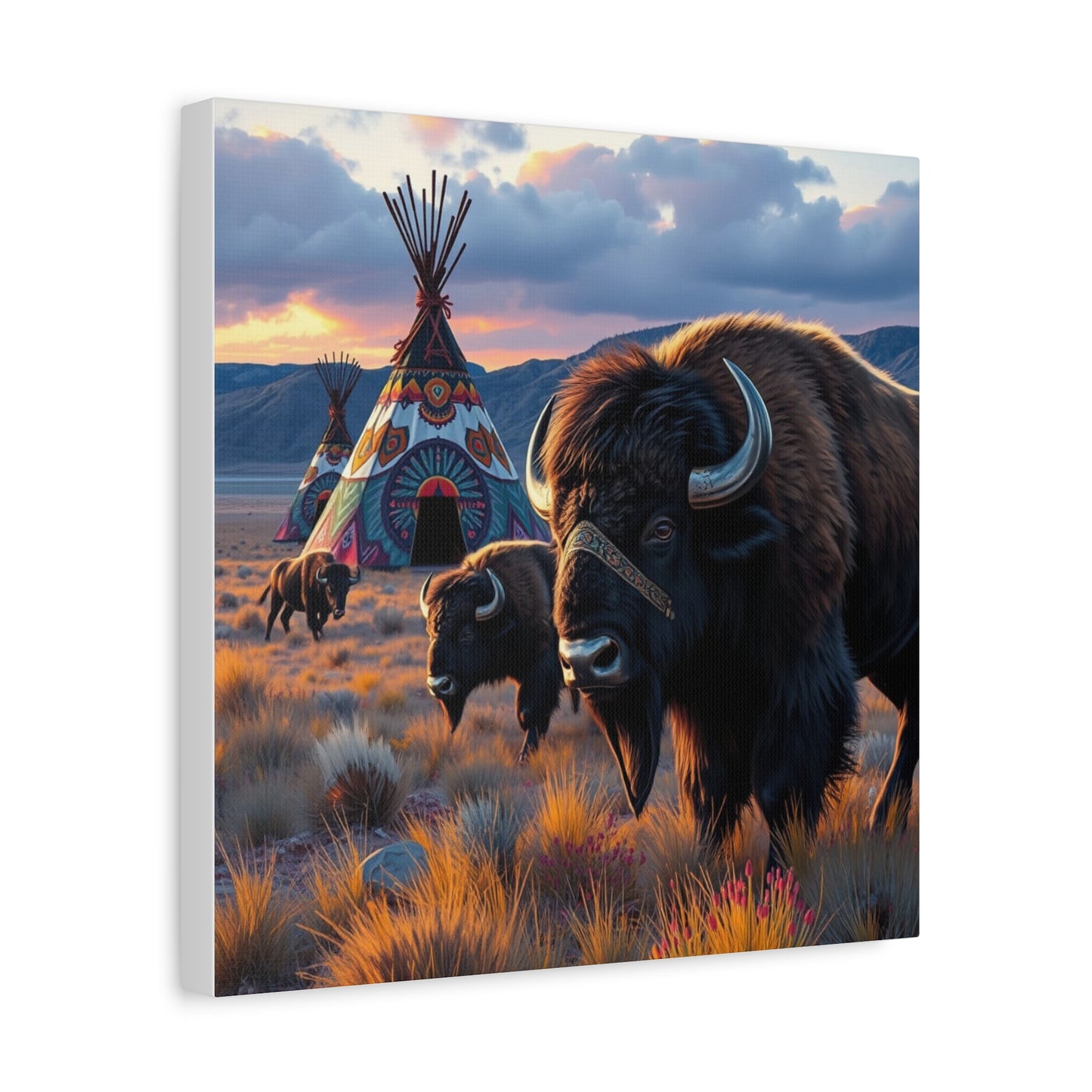 Canvas Print -Majestic Buffalo Wall Art
