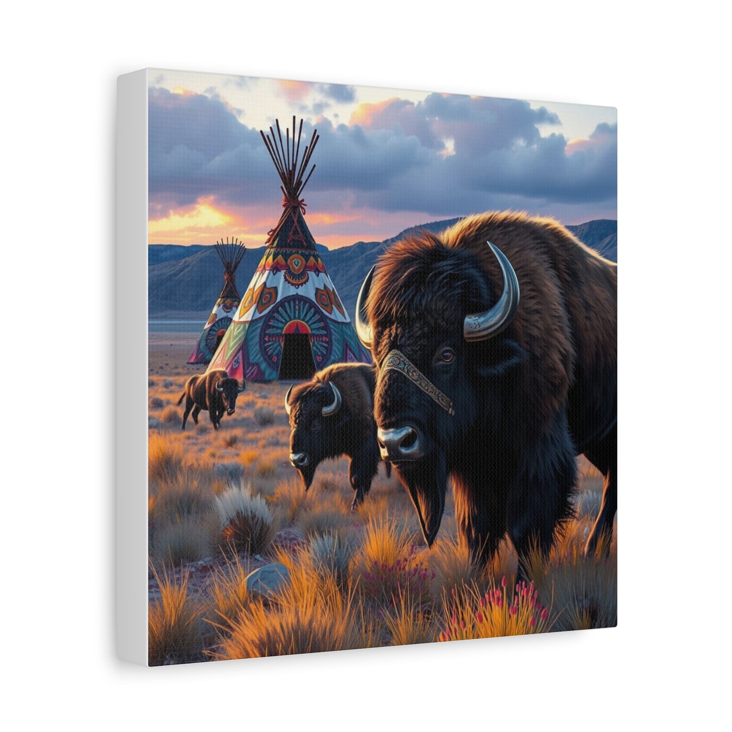 Canvas Print -Majestic Buffalo Wall Art