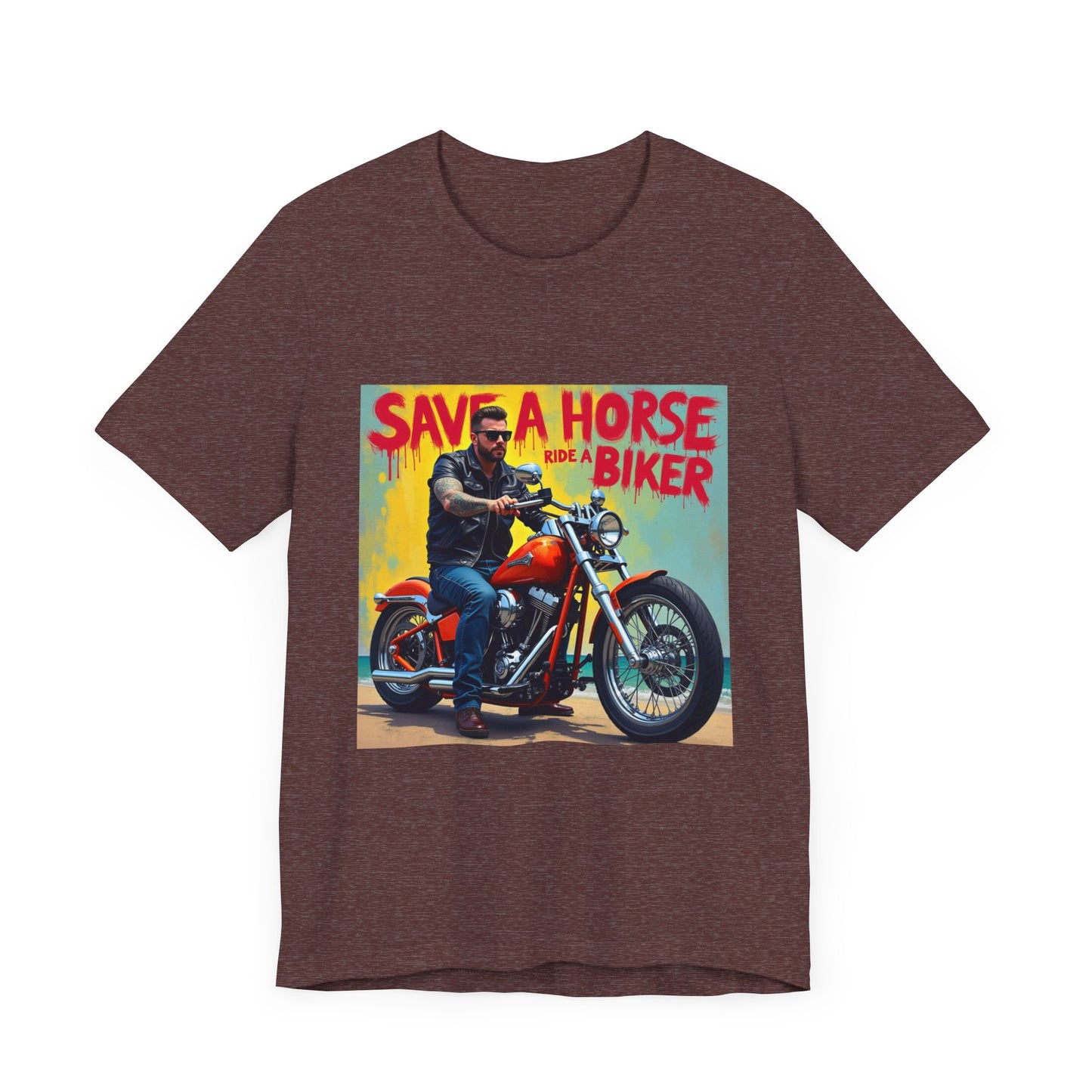 Save a Horse Ride a Biker Tee 2