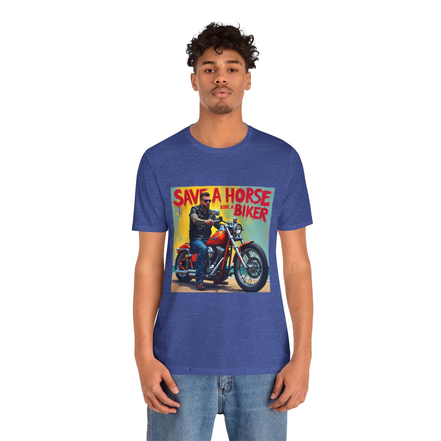 Save a Horse Ride a Biker Tee 2