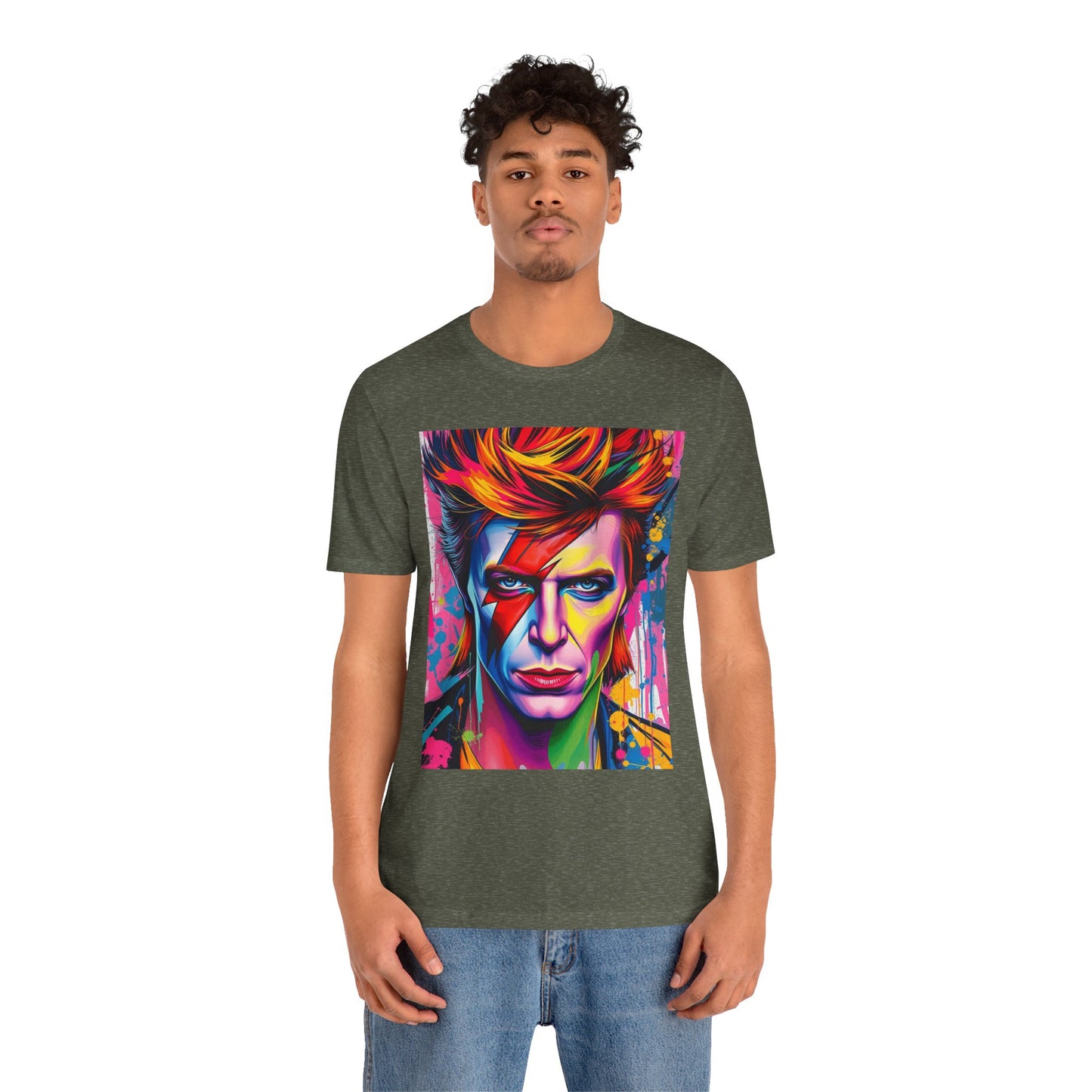 David Bowie Abstract T-Shirt