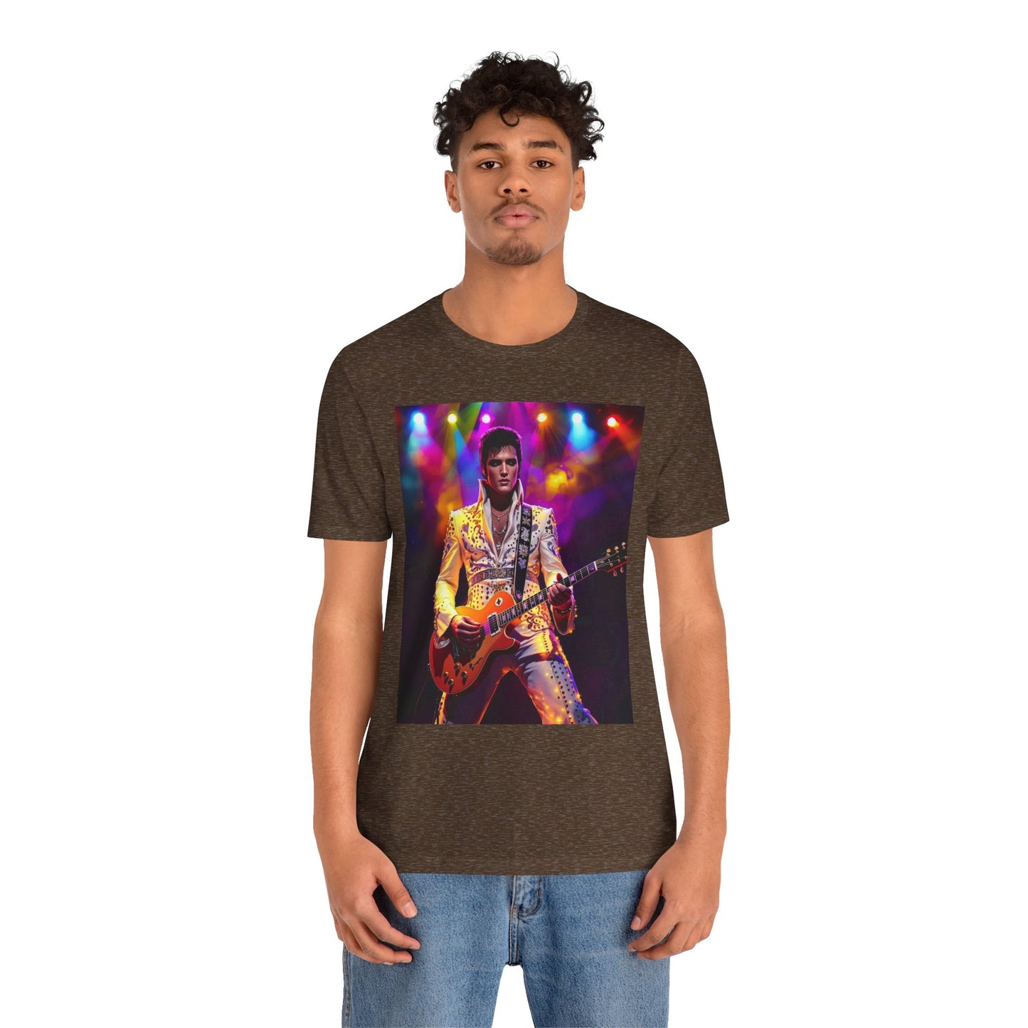 Elvis Jumpsuit Abstract T-Shirt