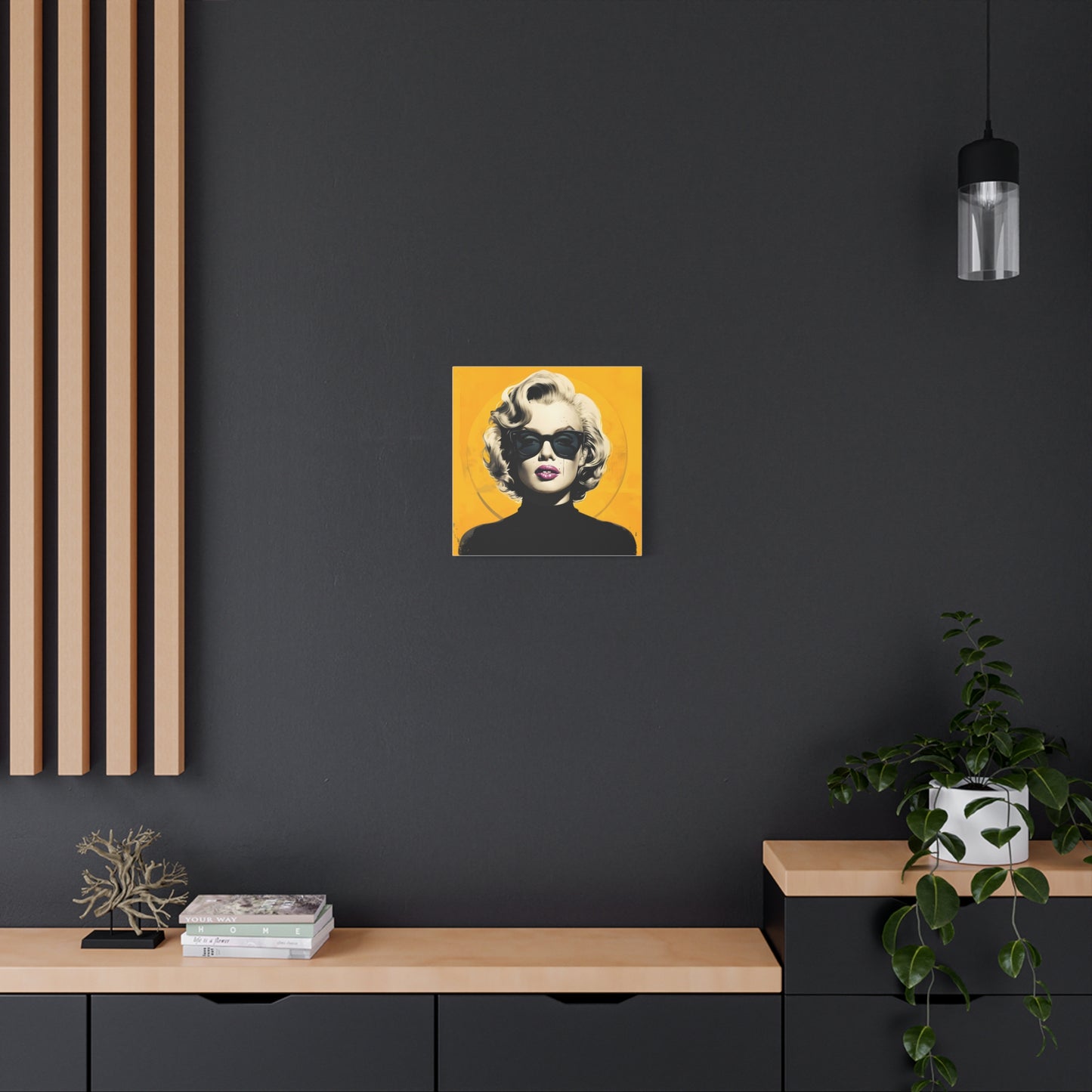 Canvas Print -Marilyn Monroe w Sunglasses Abstract Art