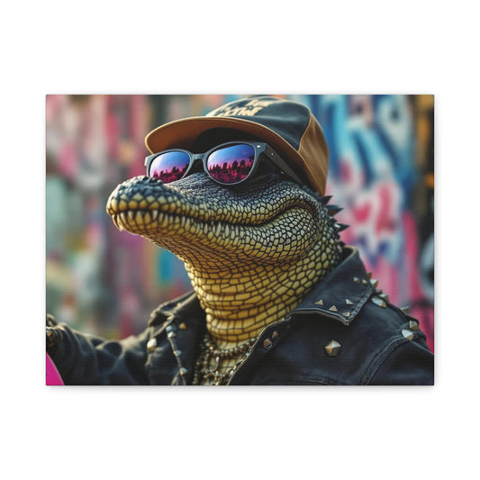 Canvas Print Cool Gator Picture