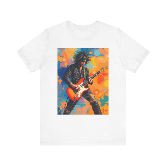 Male 80s Rocker Abstract T-Shirt 1