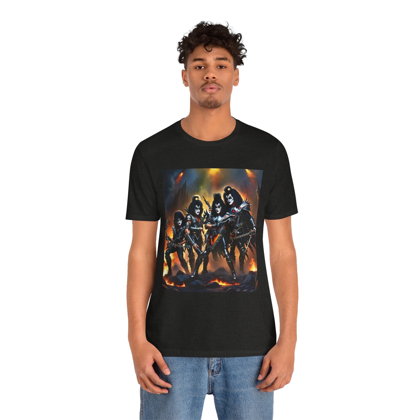 Kiss Band Abstract T-Shirt