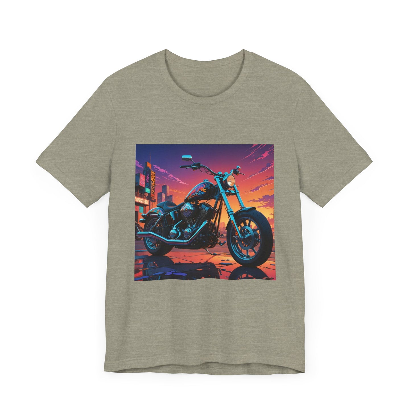 Chopper Abstract Background Tee