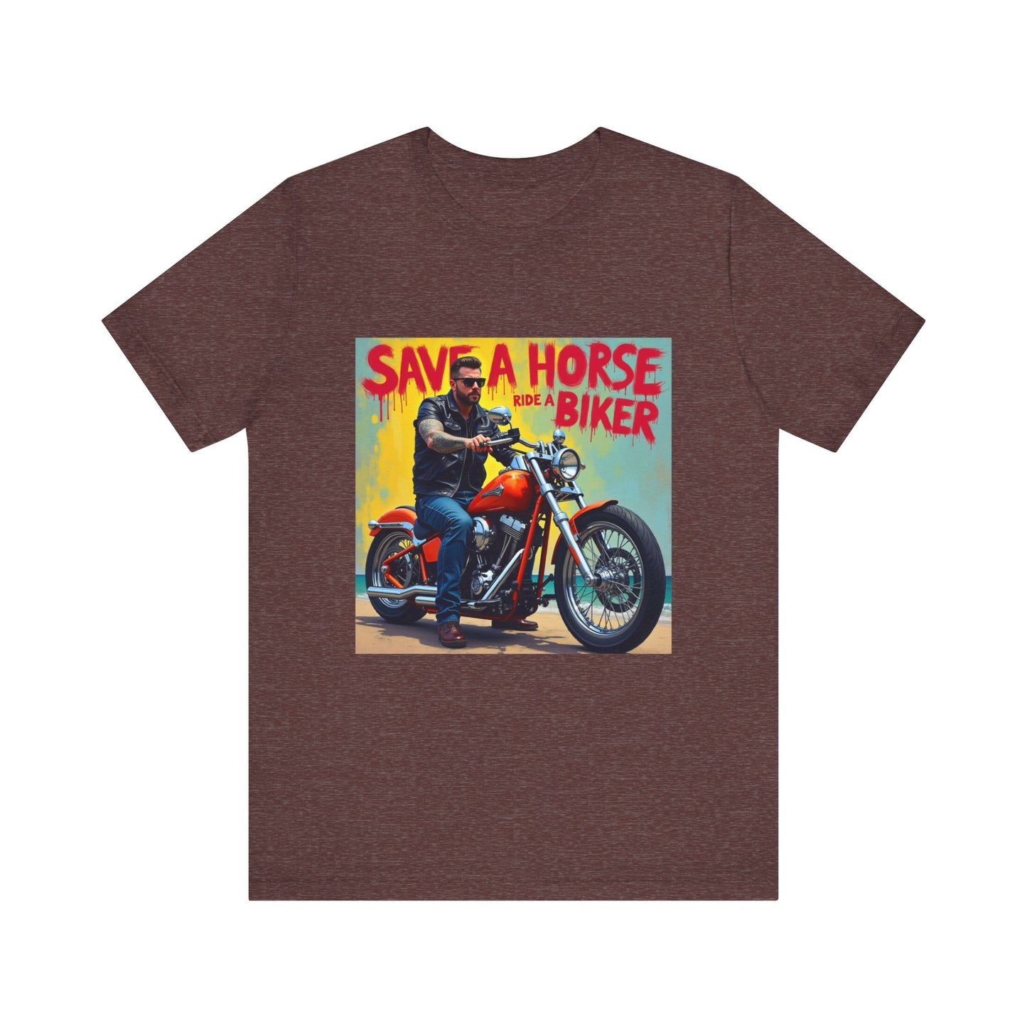 Save a Horse Ride a Biker Tee 2