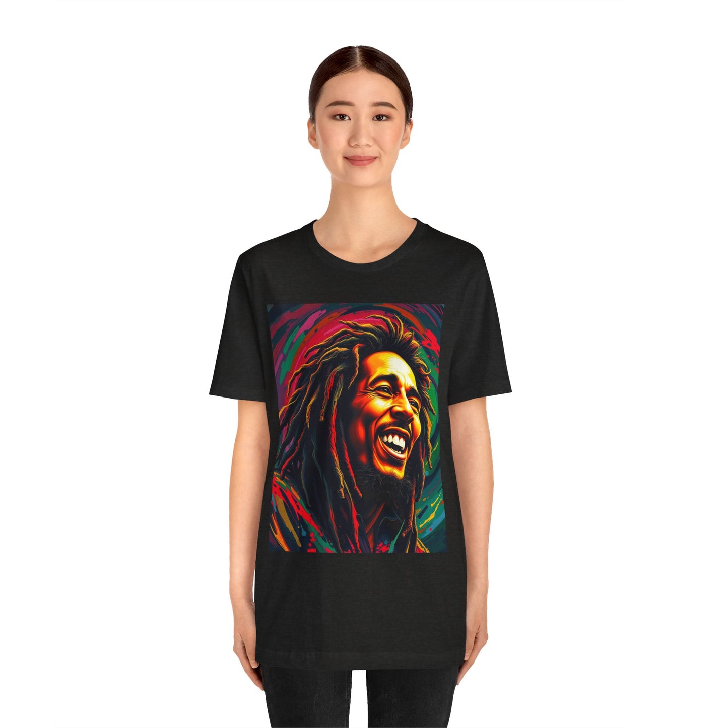 Reggae Star Abstract T-Shirt