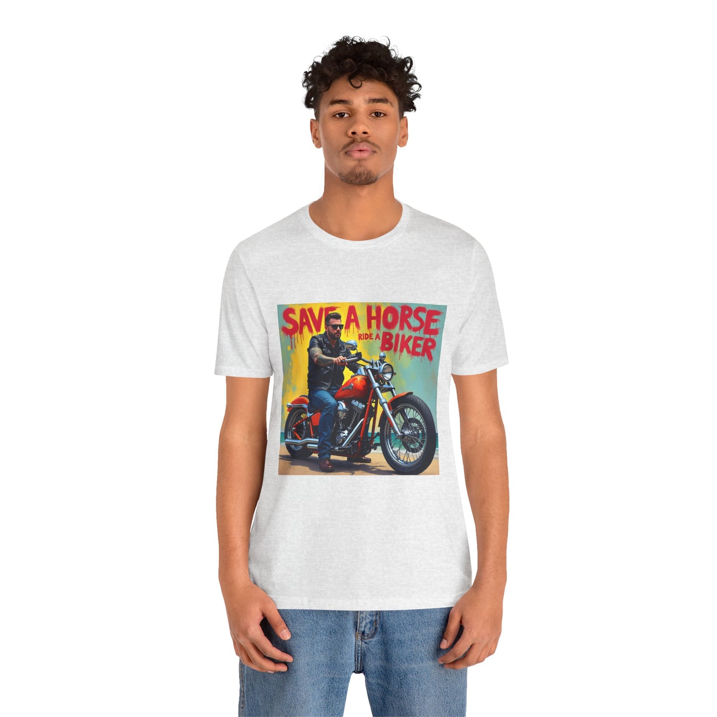 Save a Horse Ride a Biker Tee 2