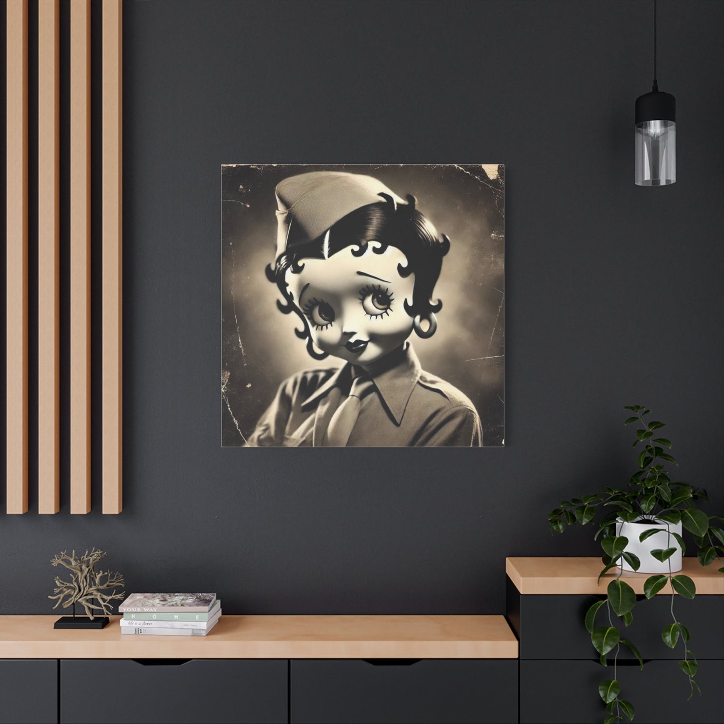 Betty Boop WW2 Antique Art