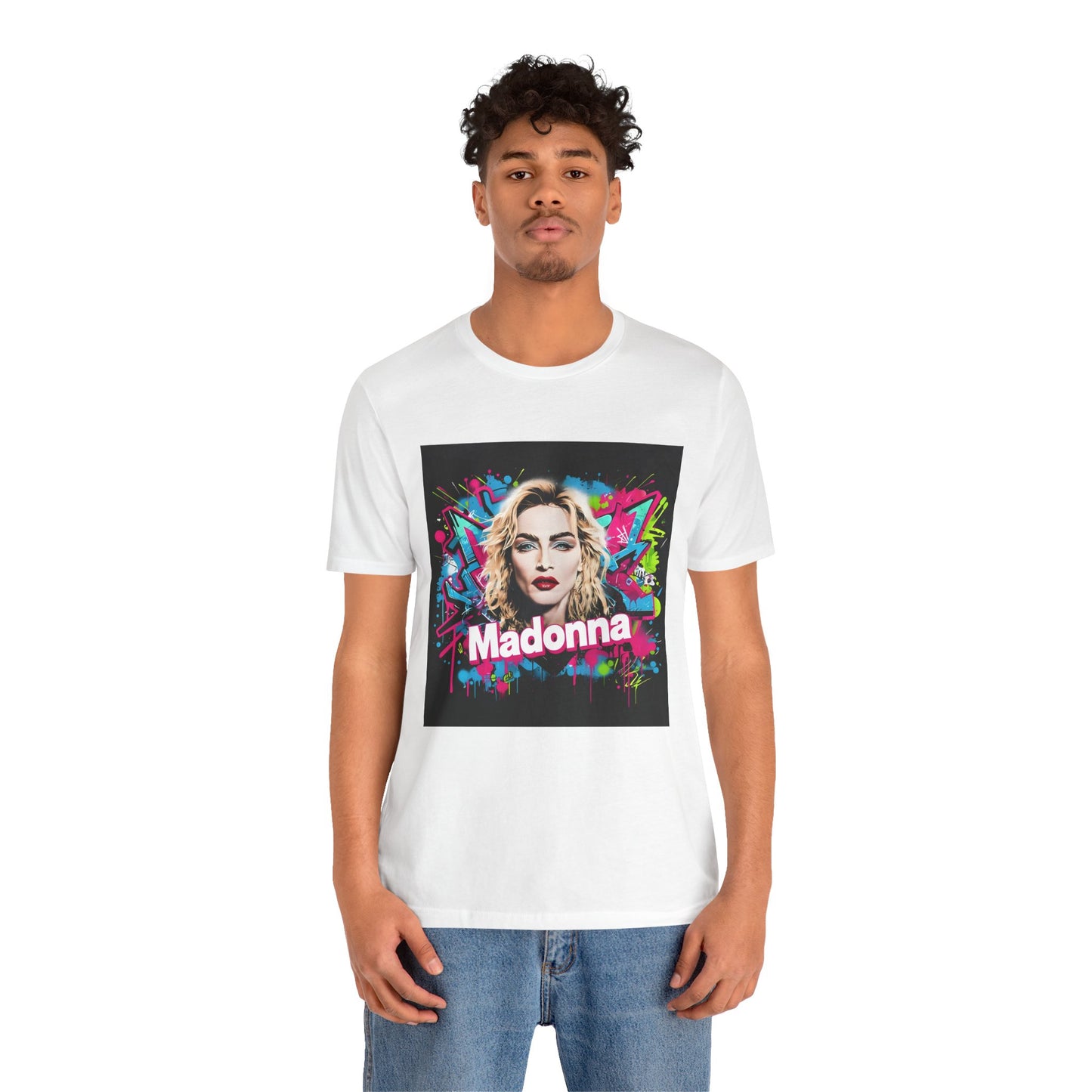 Madonna Music Graffiti Unisex Tee