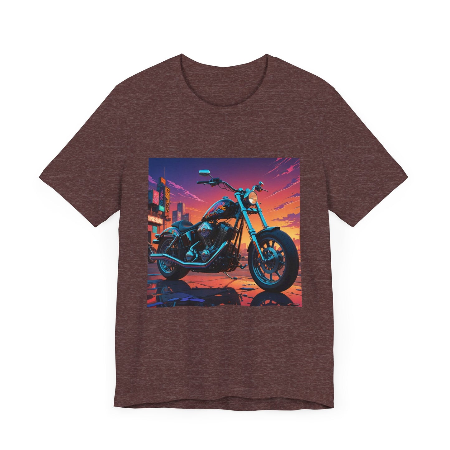 Chopper Abstract Background Tee