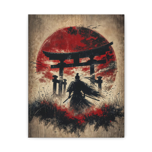 Samurai Asian Abstract Art