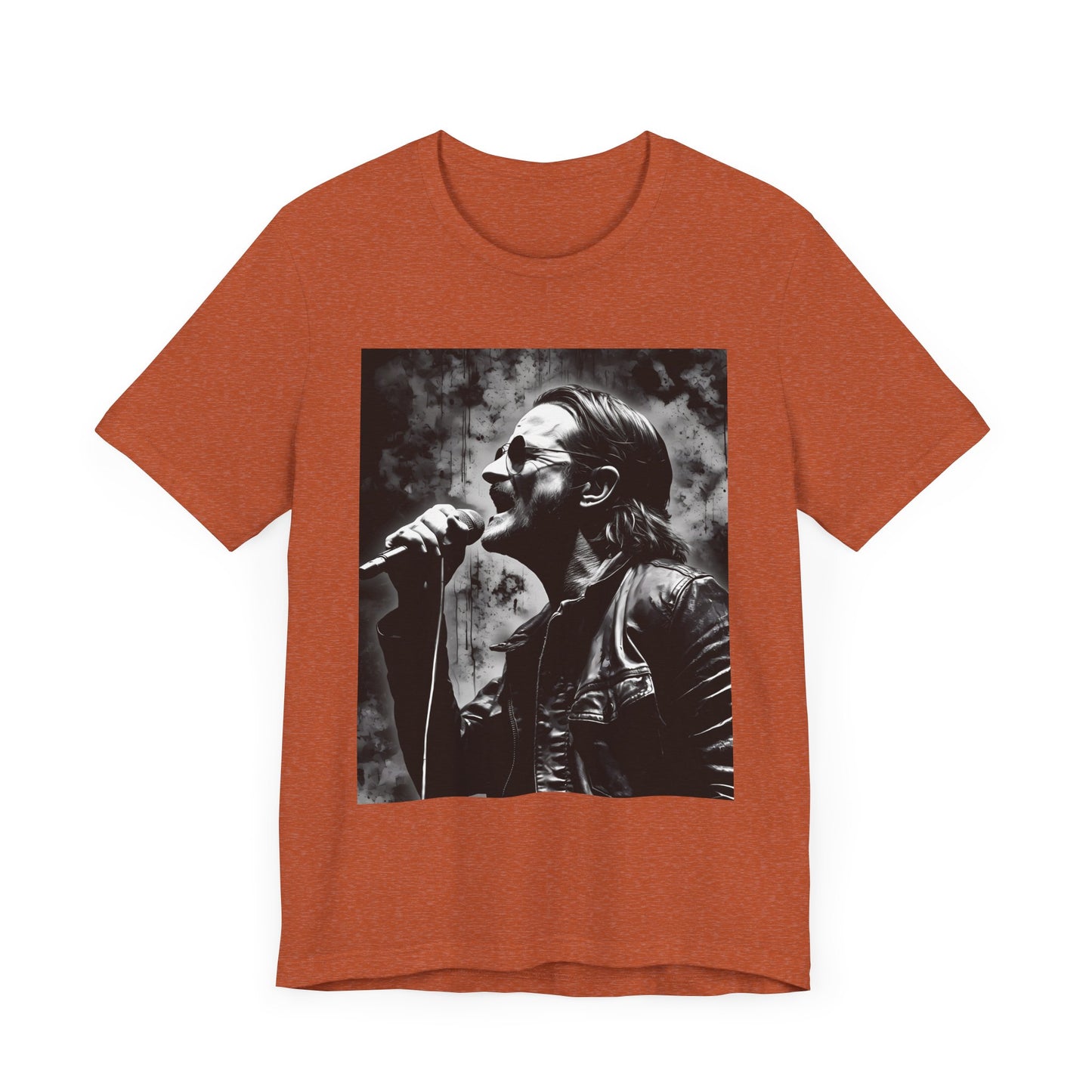 Unisex Rock T-Shirt Bono Design Tee