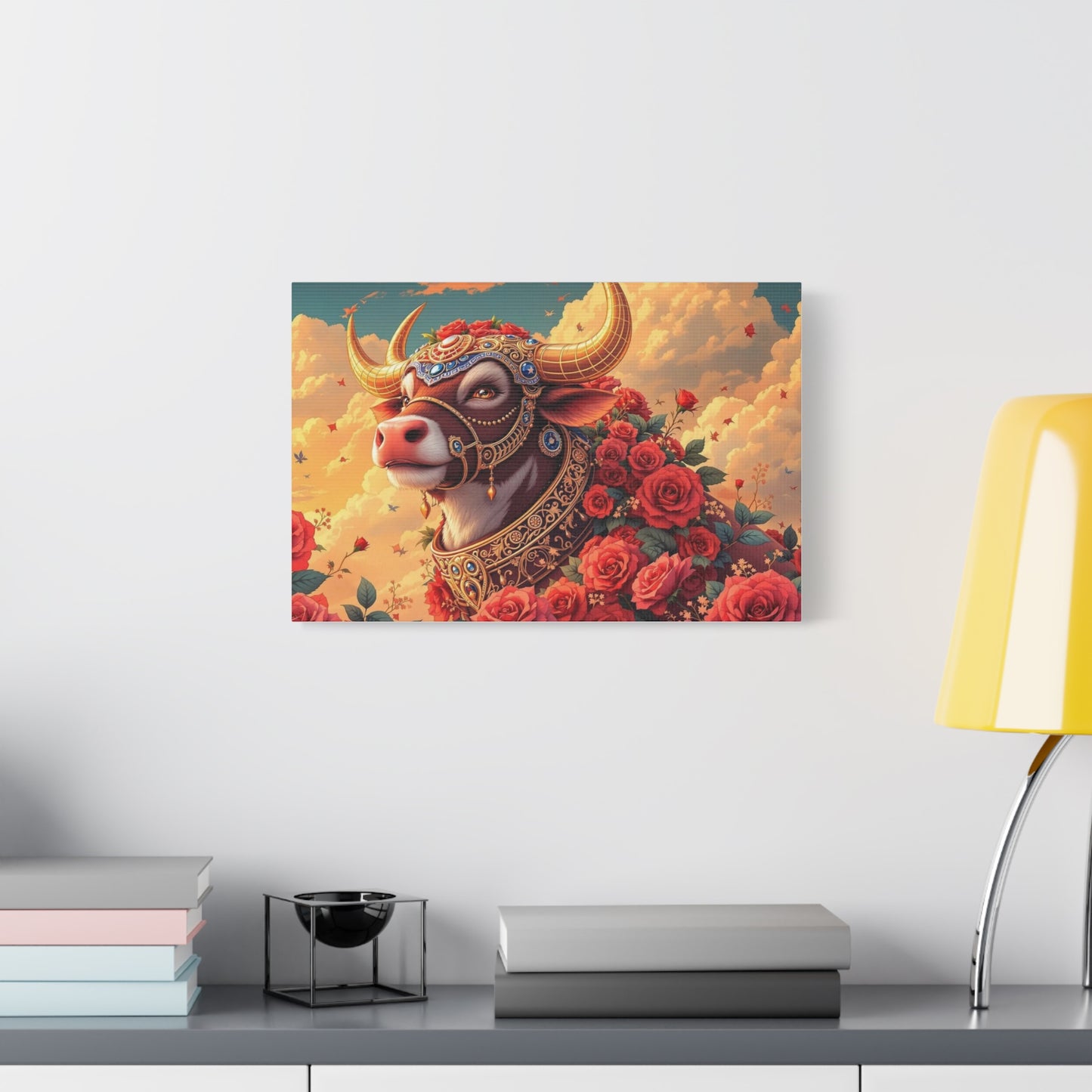 Canvas Print - Ruby the Magnificent Cow Picture