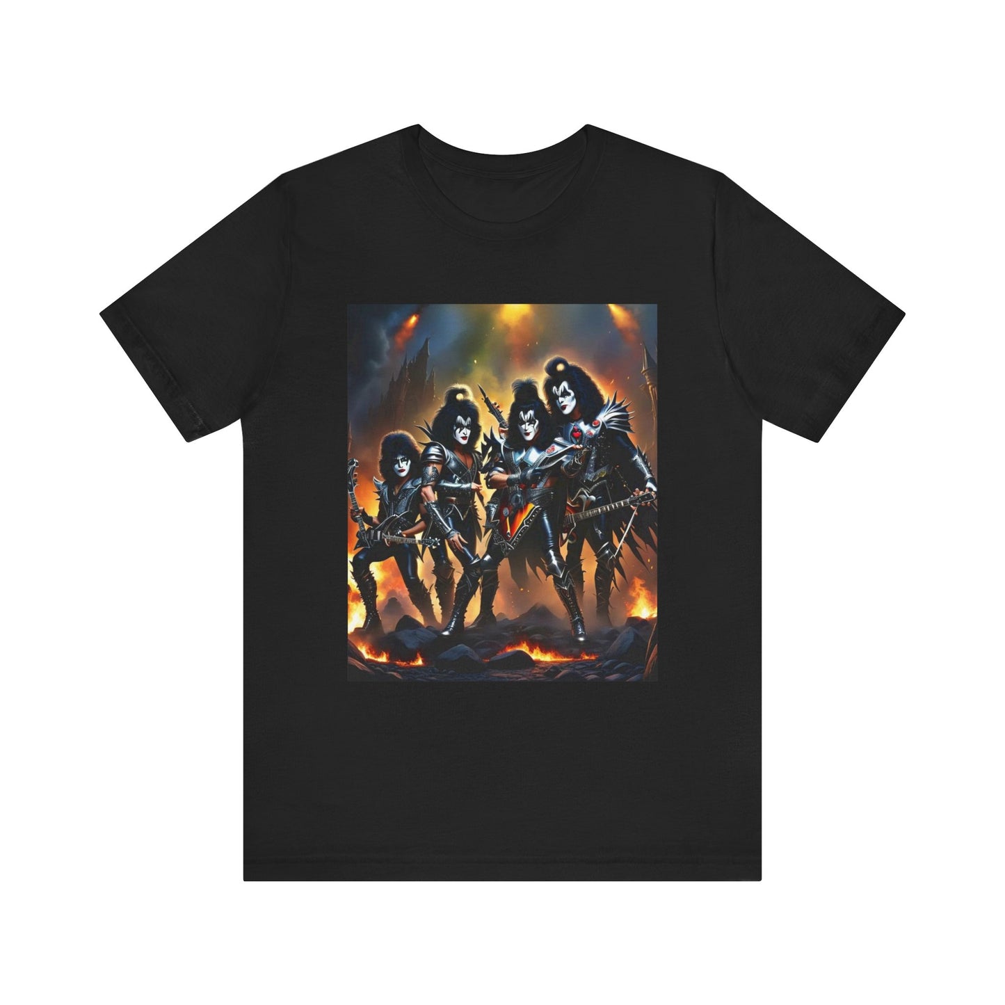 Kiss Band Abstract T-Shirt