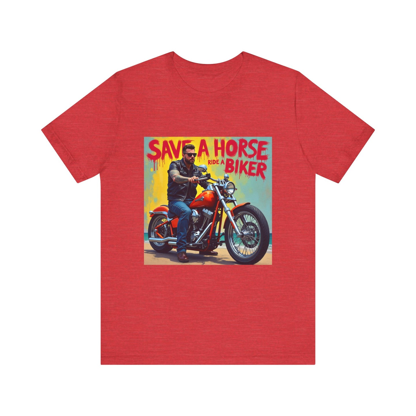 Save a Horse Ride a Biker Tee 2