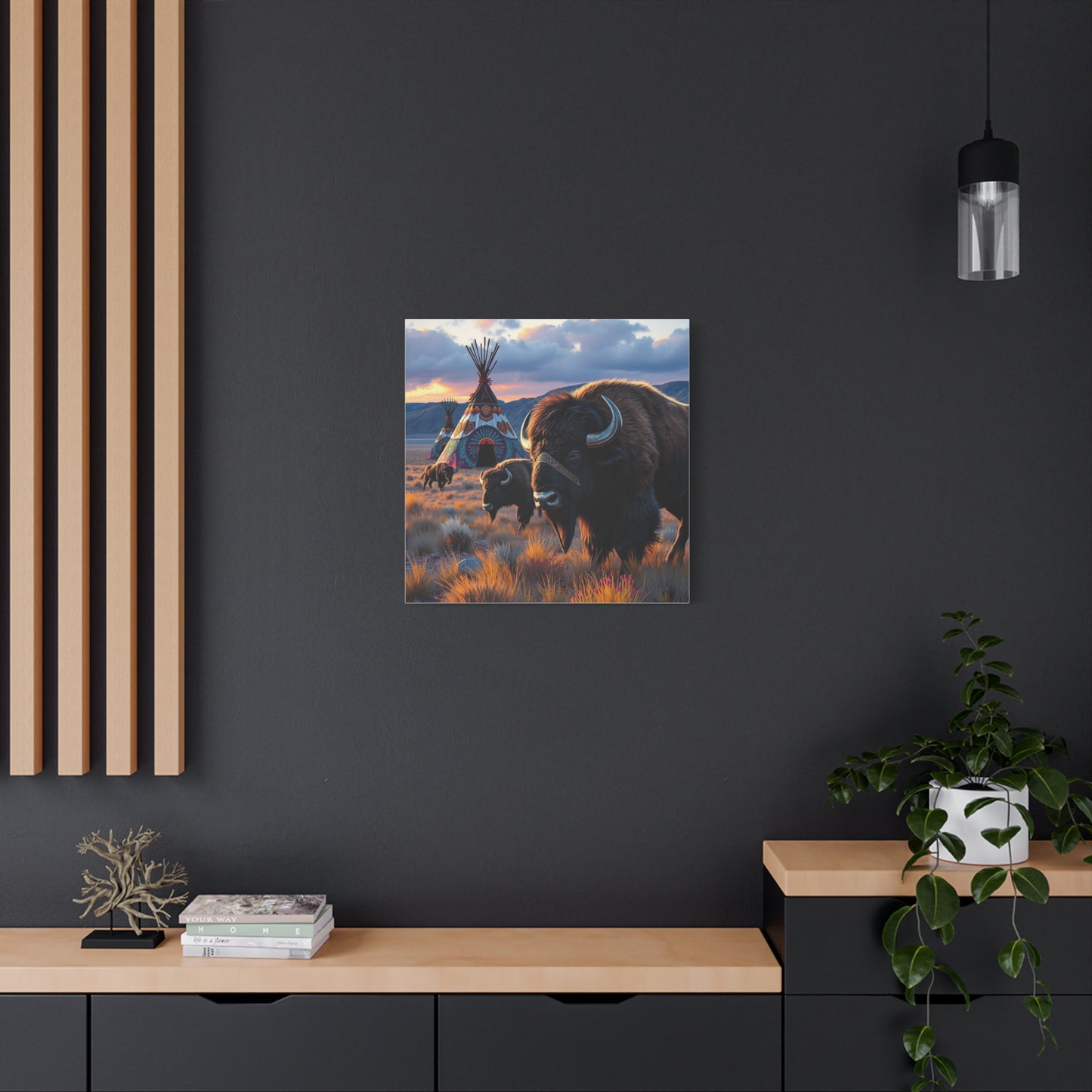 Canvas Print -Majestic Buffalo Wall Art