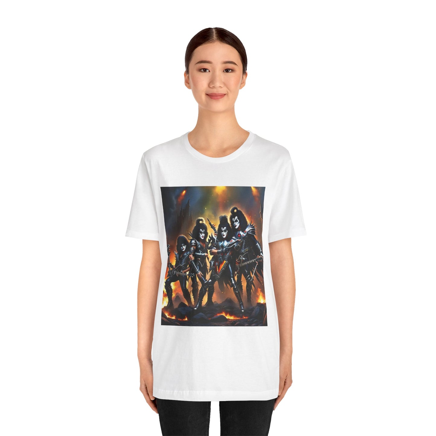 Kiss Band Abstract T-Shirt