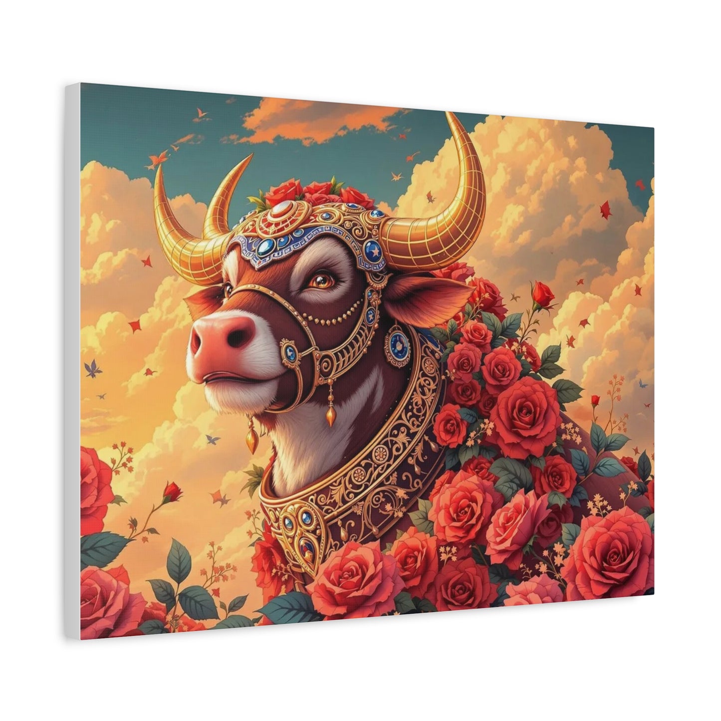 Canvas Print - Ruby the Magnificent Cow Picture