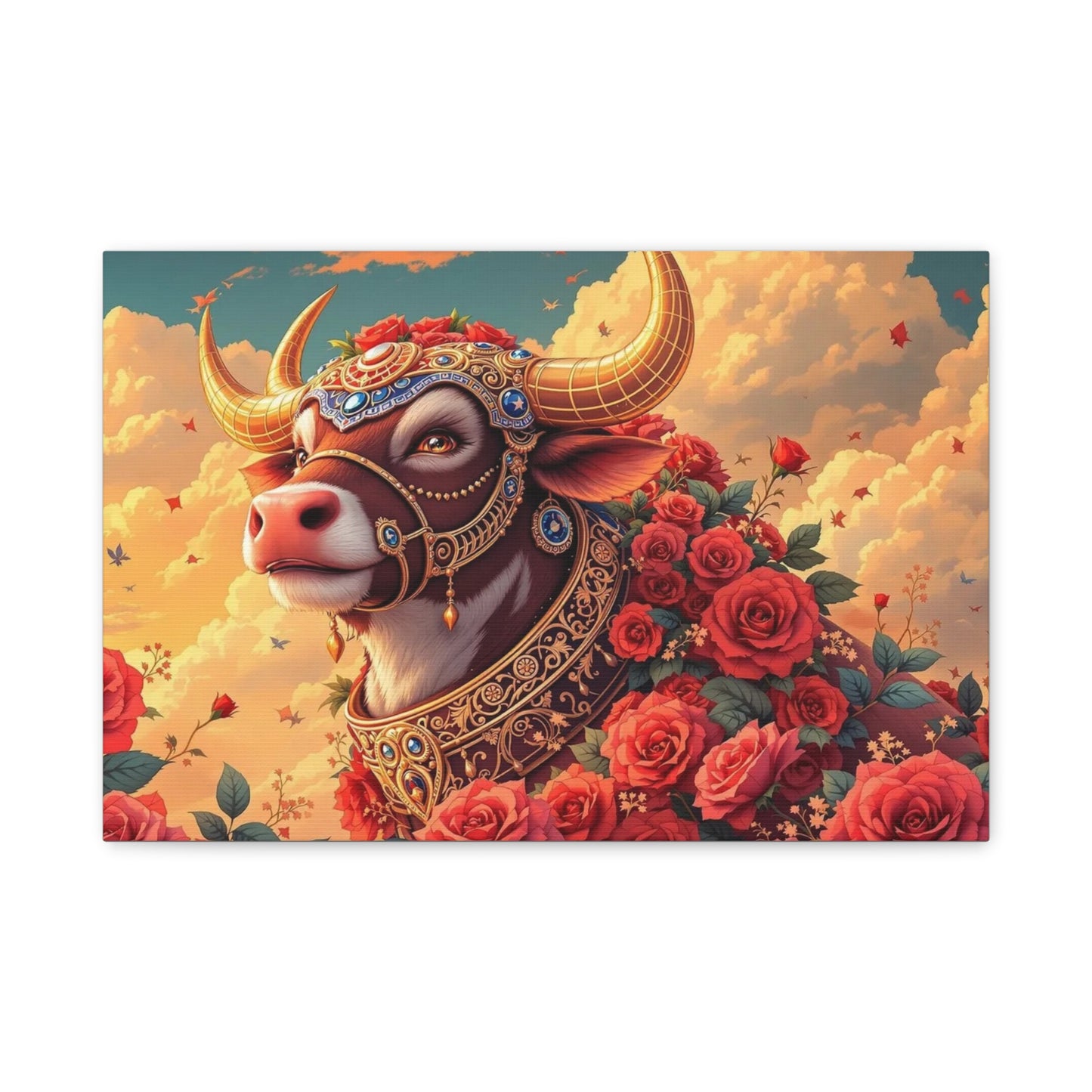 Canvas Print - Ruby the Magnificent Cow Picture