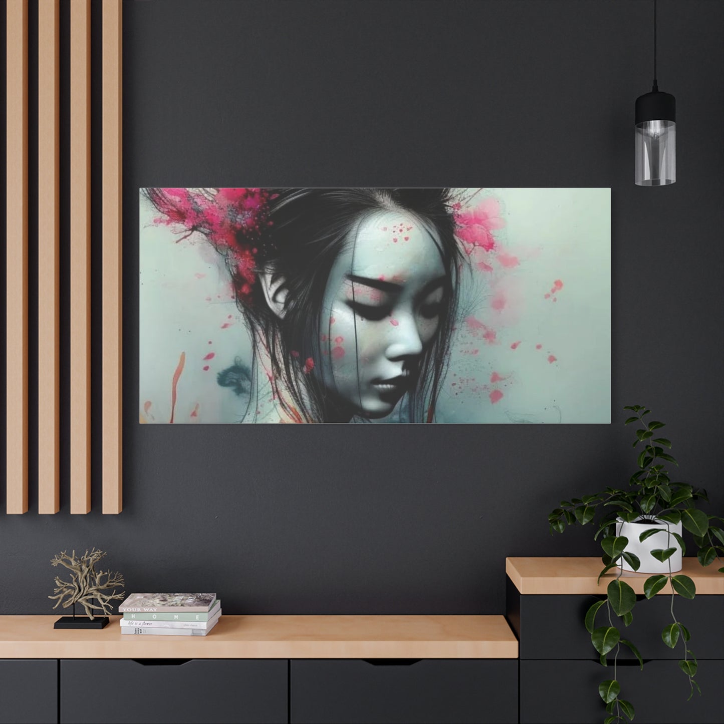 Woman Asian Abstract Art