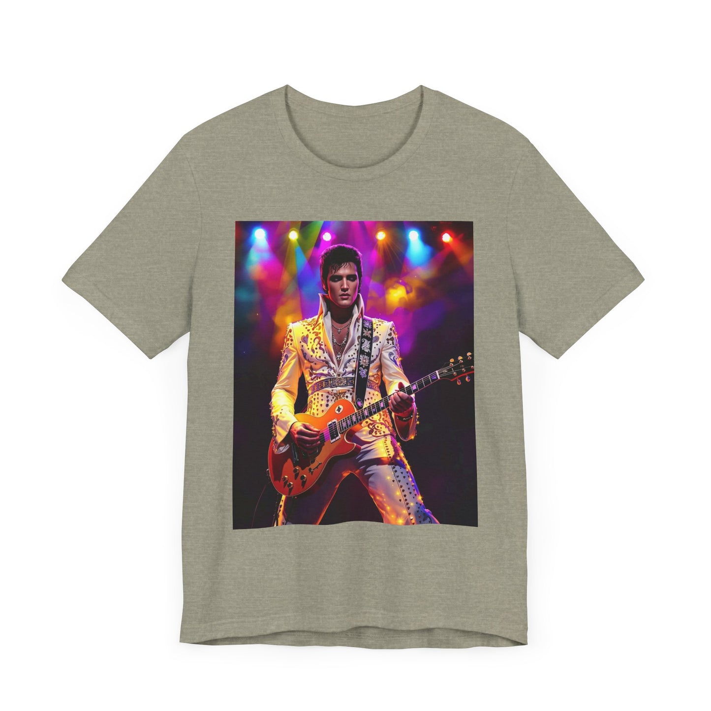 Elvis Jumpsuit Abstract T-Shirt