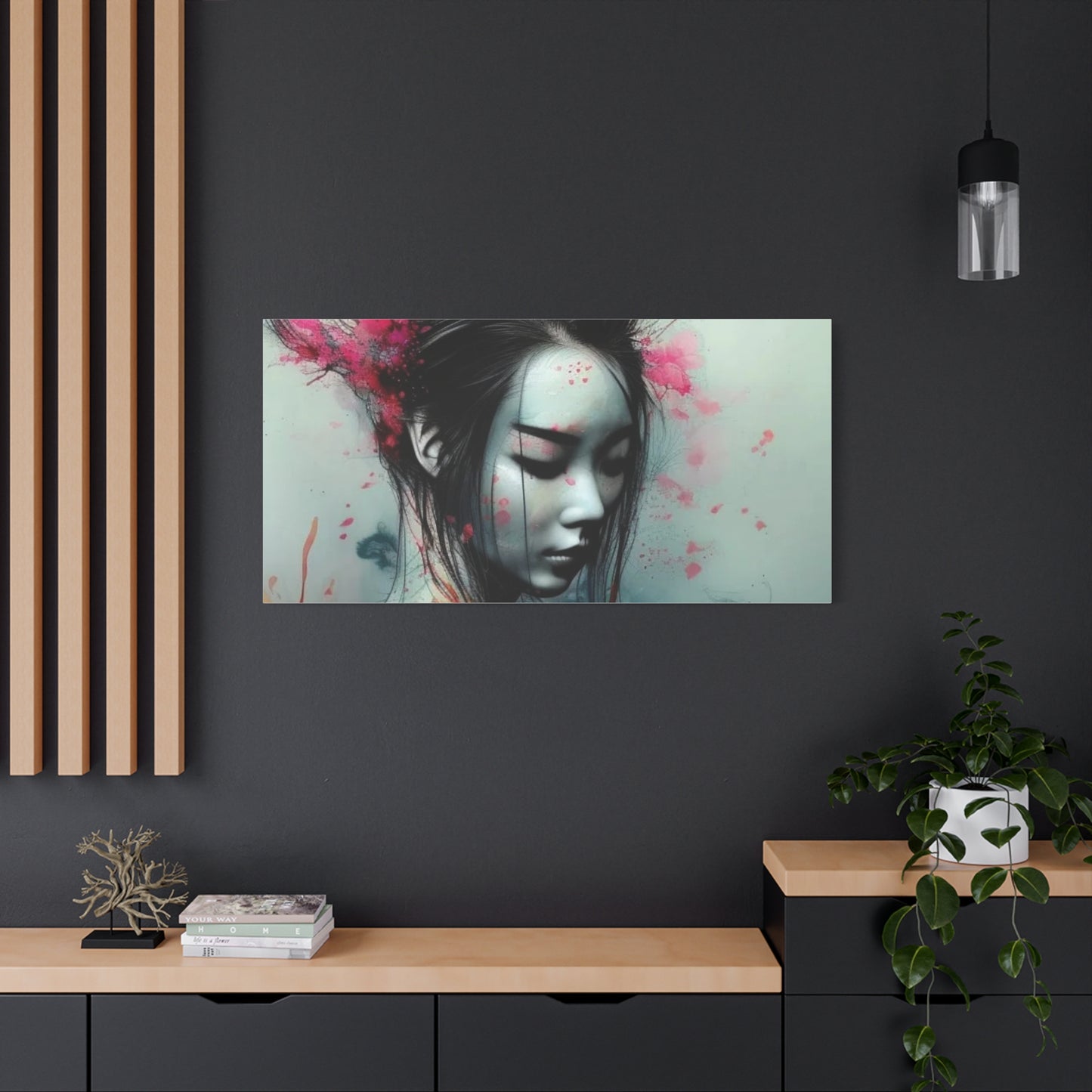 Woman Asian Abstract Art