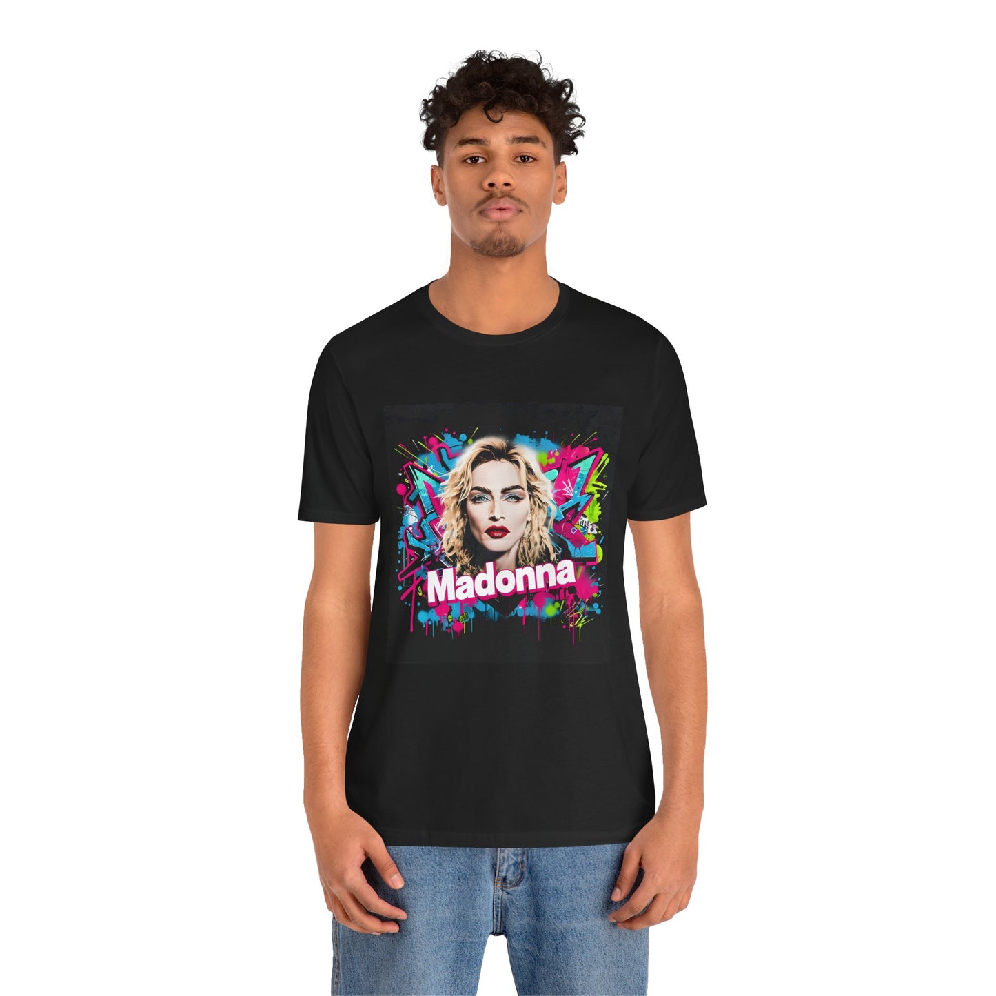 Madonna Music Graffiti Unisex Tee