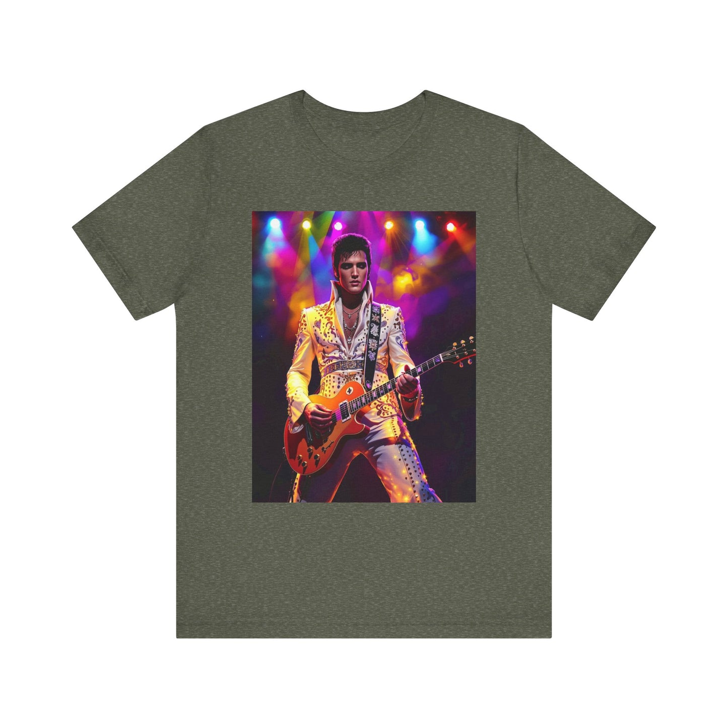 Elvis Jumpsuit Abstract T-Shirt