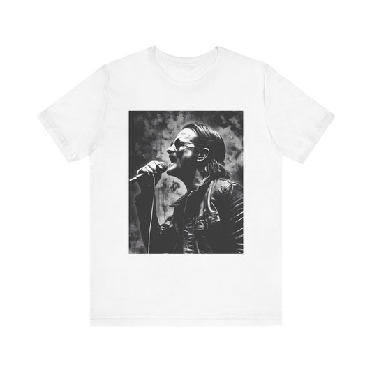 Unisex Rock T-Shirt Bono Design Tee