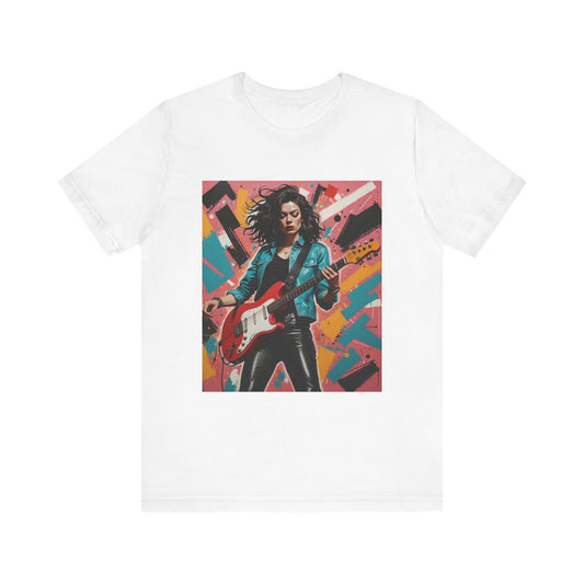 Female Rocker Abstract T-Shirt 3