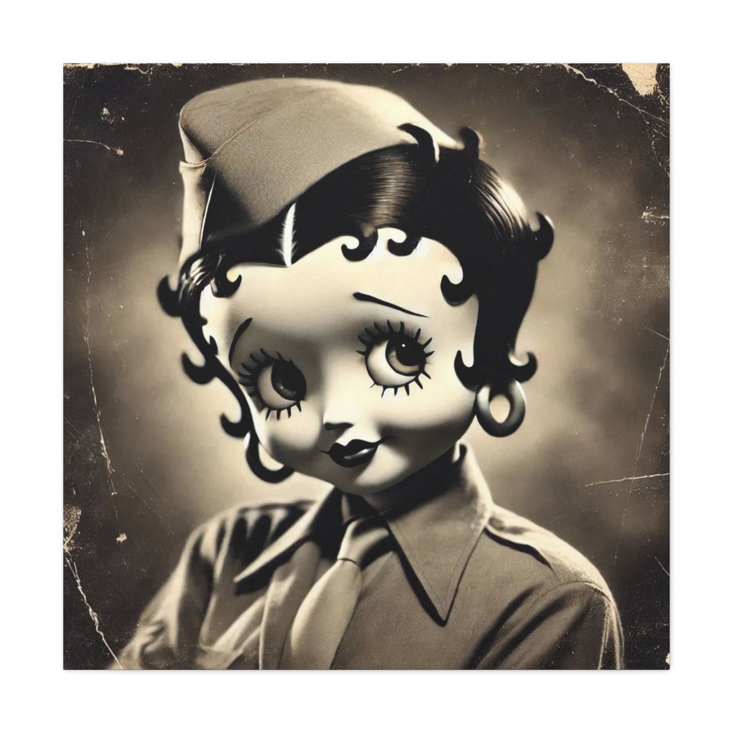 Betty Boop WW2 Antique Art