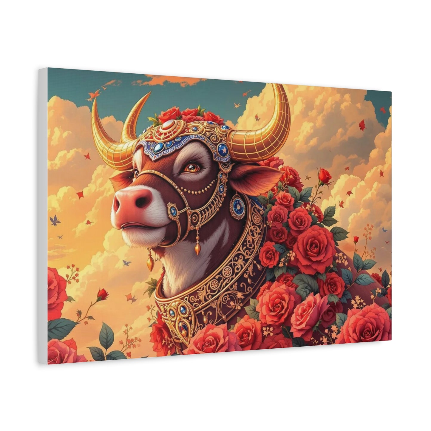 Canvas Print - Ruby the Magnificent Cow Picture