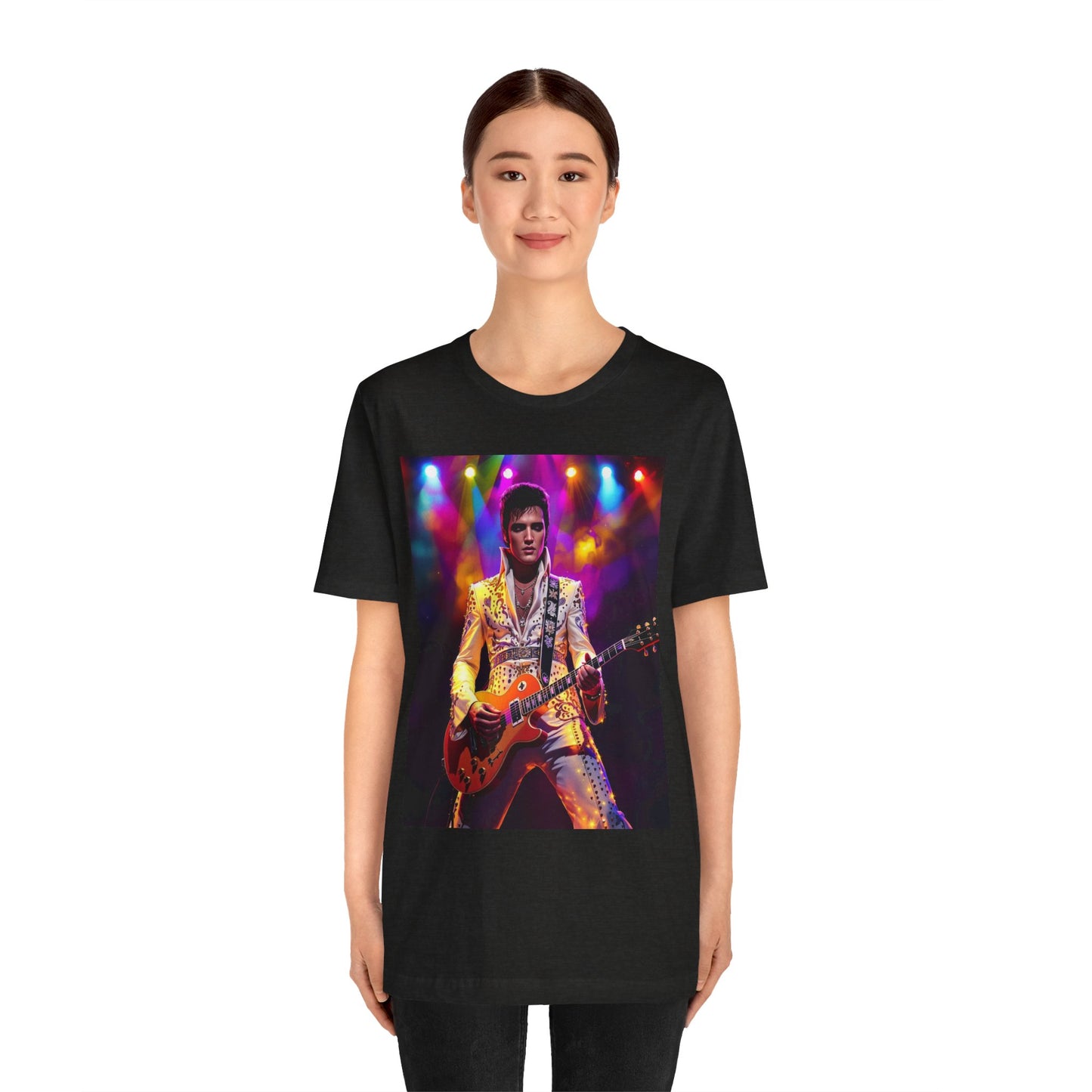 Elvis Jumpsuit Abstract T-Shirt