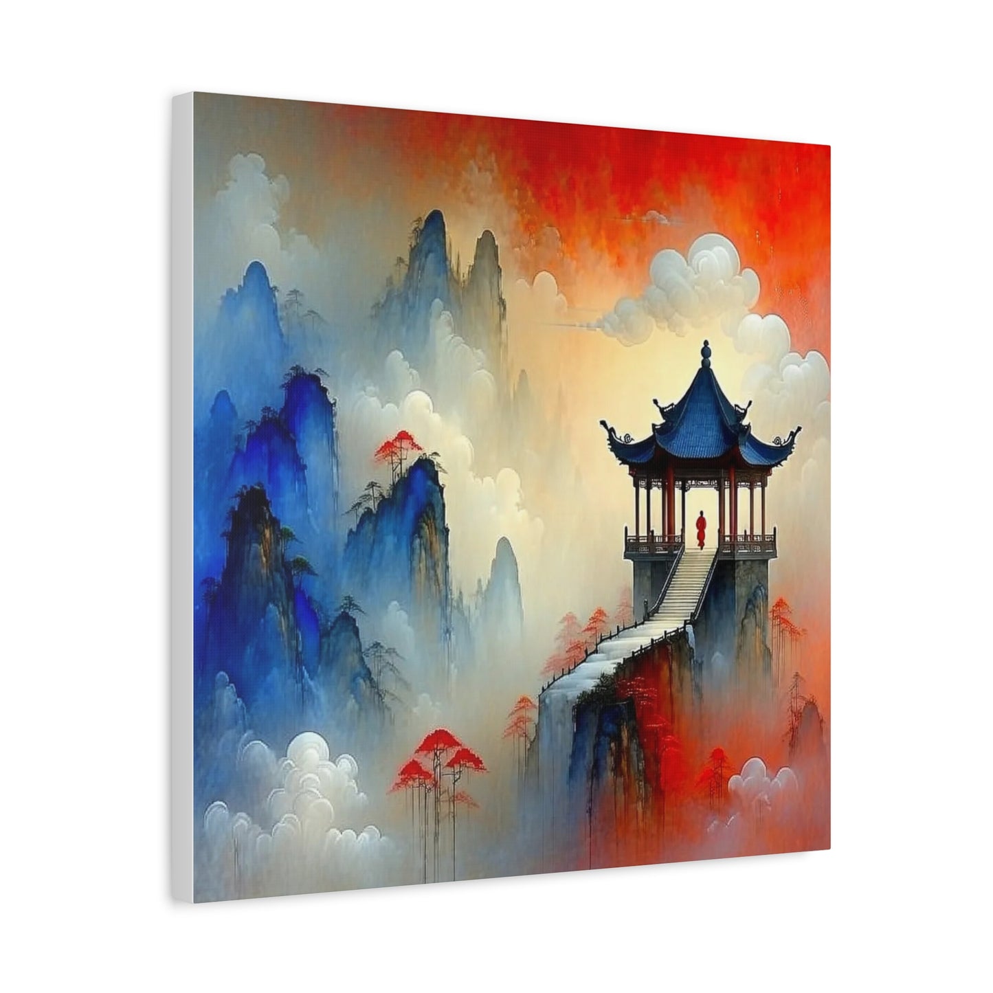 The Temple Asian Abstract Art