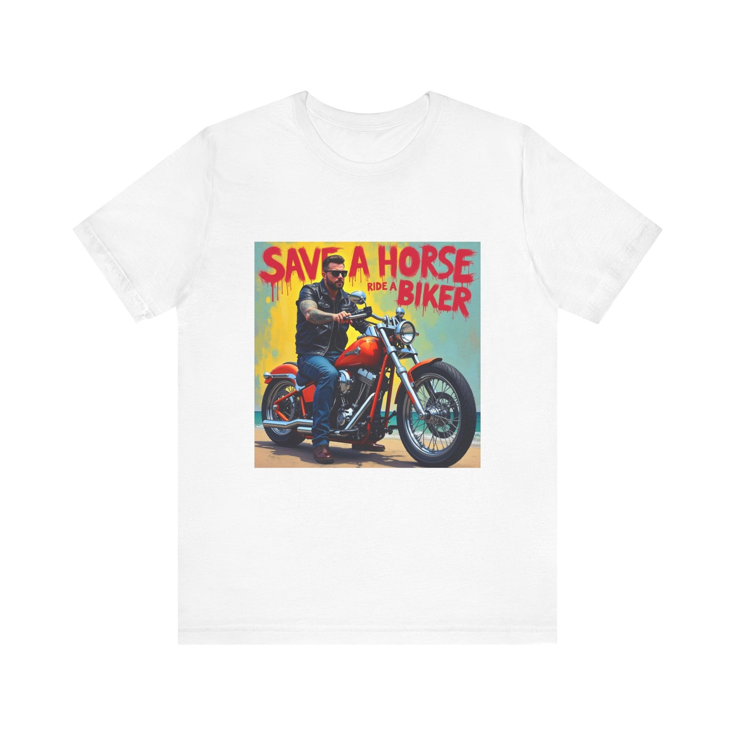 Save a Horse Ride a Biker Tee 2