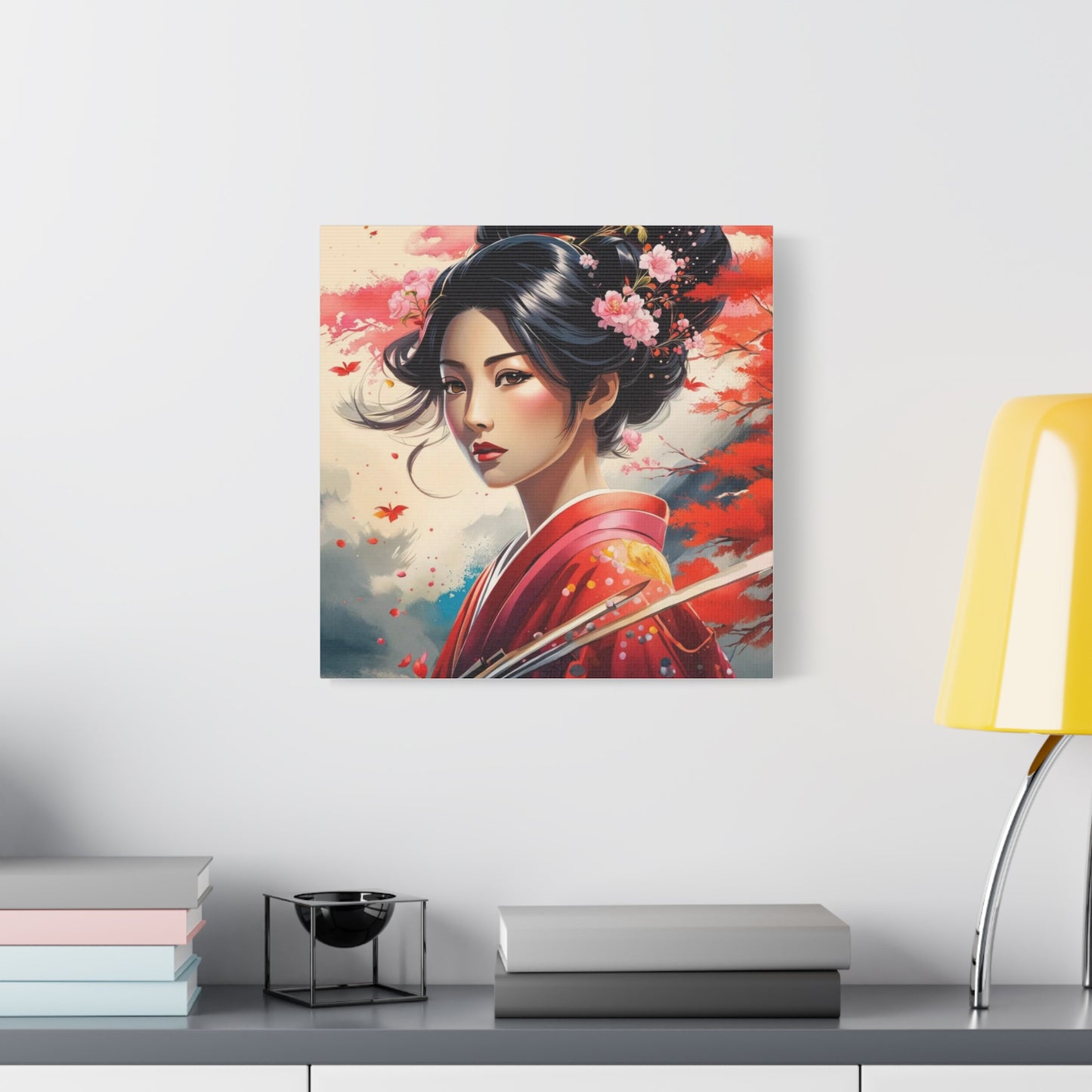 Beautiful Woman Asian Abstract Art