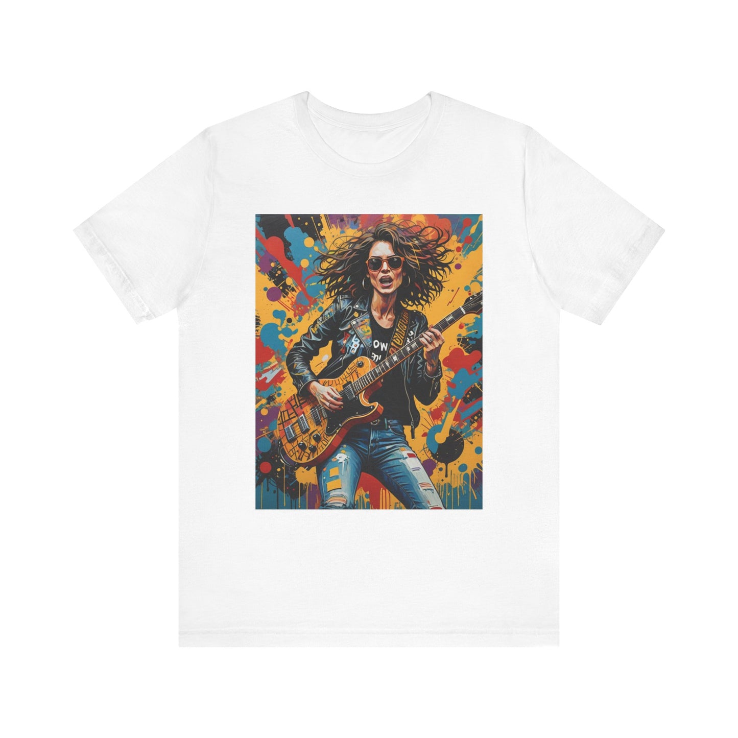 Female Rocker Abstract T-Shirt 2