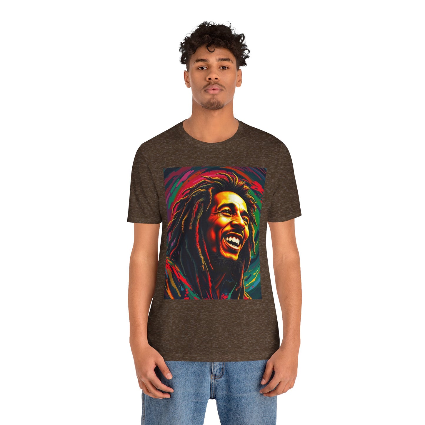 Reggae Star Abstract T-Shirt