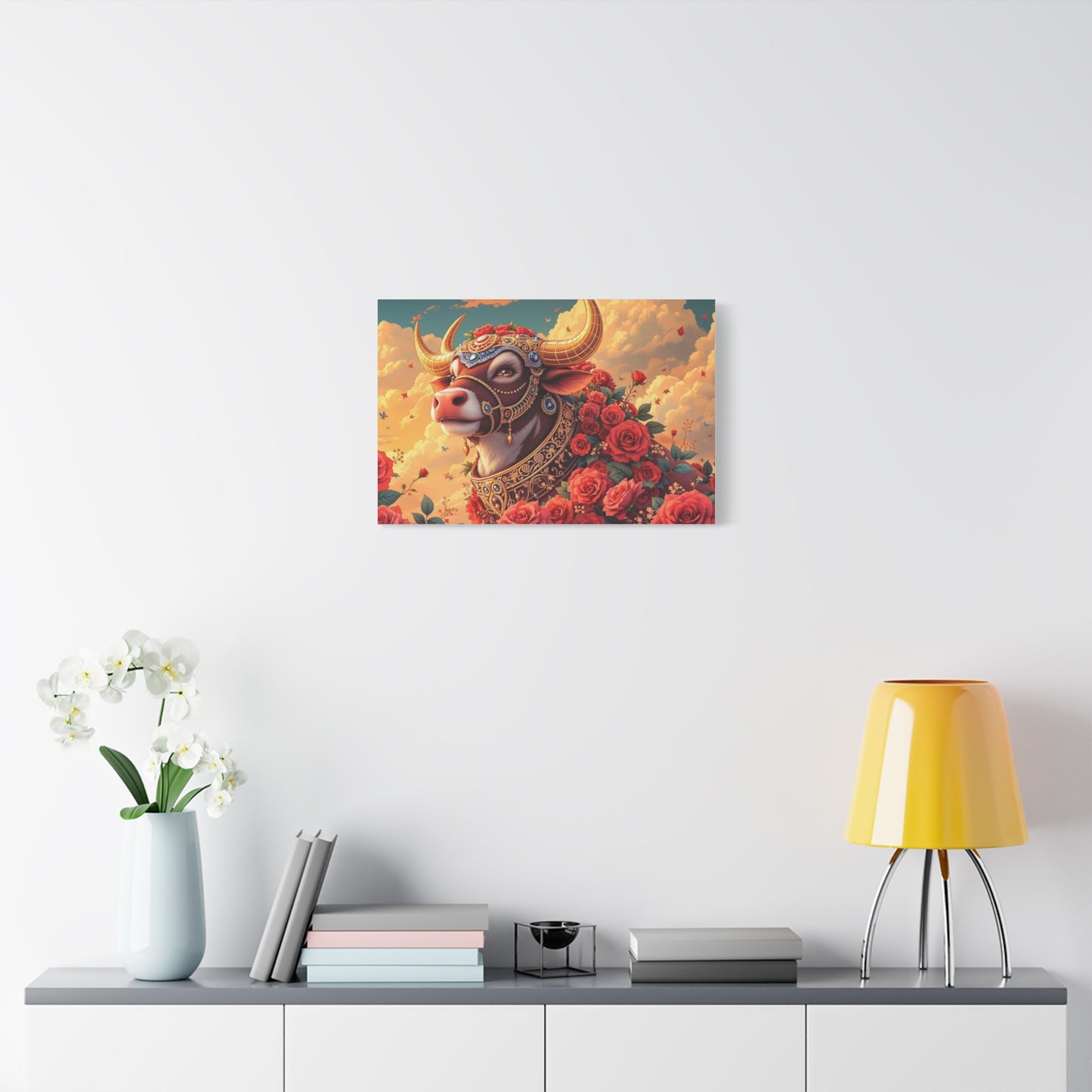 Canvas Print - Ruby the Magnificent Cow Picture