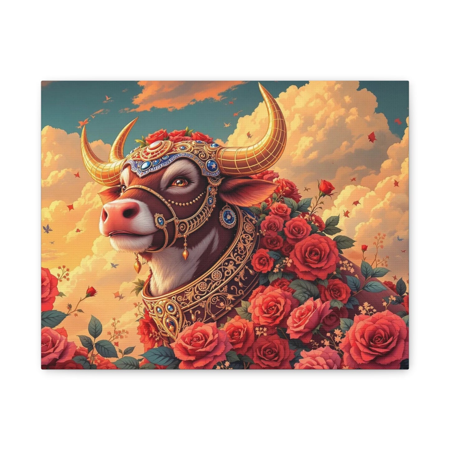 Canvas Print - Ruby the Magnificent Cow Picture