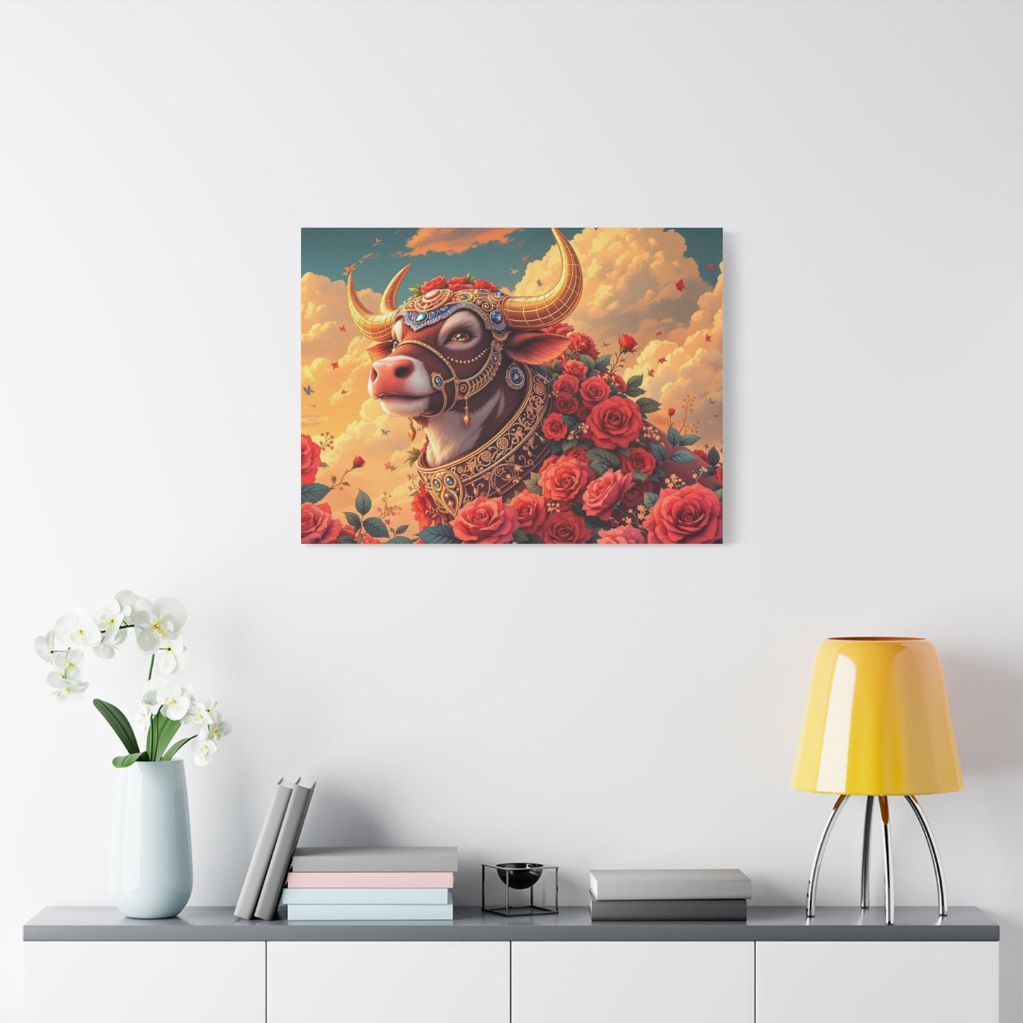 Canvas Print - Ruby the Magnificent Cow Picture